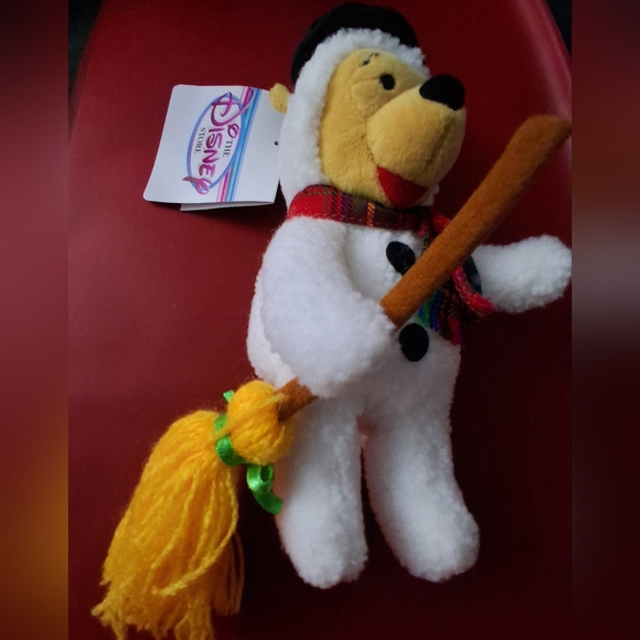 🔥NWT BOUQUET Disney WINNIE DE POOH Christmas Plush & FREE GIFT - Picture 10 of 12